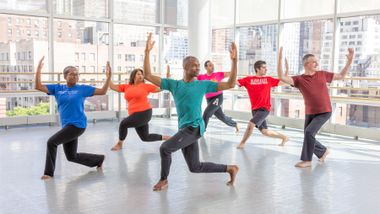 Horton with Amos Machanic at Ailey Extension. Photo by Whitney Browne