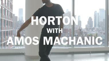Horton with Amos Machanic at Ailey Extension