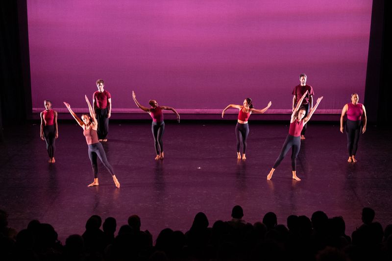 Horton with Michael Snipe Voices and Visions Performance 2025. Photo by Danica Paulos