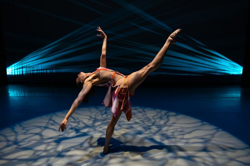 Ailey II's Jordyn White in Judith Jamison's Divining. Photo by Danica Paulos