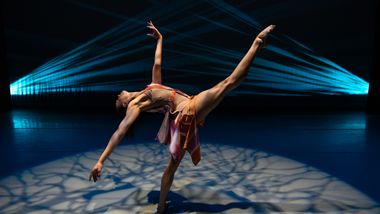Ailey II's Jordyn White in Judith Jamison's Divining. Photo by Danica Paulos