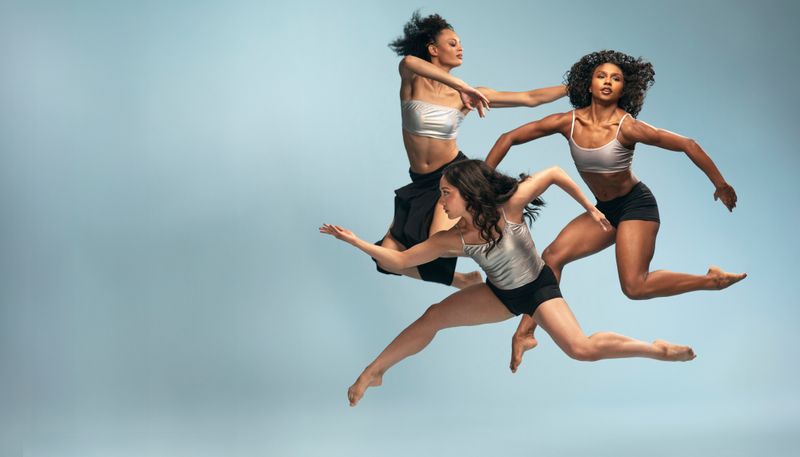 Ailey II’s Jordyn White, Jennifer M. Gerken, and Carley Cruzat Brooks. Photo by Nir Arieli.