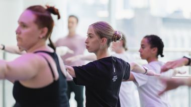 Participants from the Ailey Teacher Certification Program. Photo by Jada Alfred