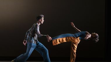 Alvin Ailey American Dance Theater's Jesse Obremski and Jacquelin Harris in Matthew Neenan's Difference Between