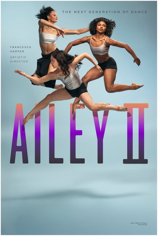 Ailey II’s Jordyn White, Jennifer M. Gerken, and Carley Cruzat Brooks. Photo by Nir Arieli.
