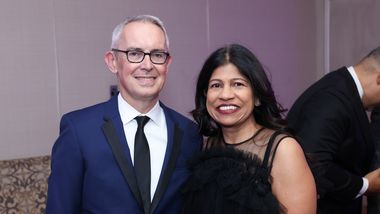 AILEY Executive Director Bennett Rink and Board Member Lata Reddy 2026 DC Gala
