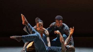 Alvin Ailey American Dance Theater's Xavier Mack, Samantha Figgins, and Isaiah Day in Matthew Neenan's Difference Between