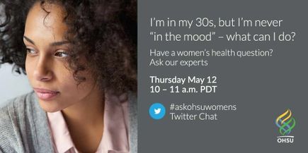 #askohsuwomens Twitter chat promo 
