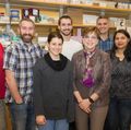 (Left to Right) William Sutton, Jason Reed, Tracy Cheever, Philip Barnette, Nancy Haigwood, Jonah Sacha, Shilpi Pandey, Katherine Hammond.