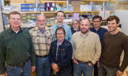 (Left to Right) Don Siess, Michael Axthelm, Ann Hessell, Christoph Kahl, Alfred Legasse, Jeffrey Stanton, Byung Park, David Burke. 