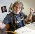 Cartoonists visit Doernbecher