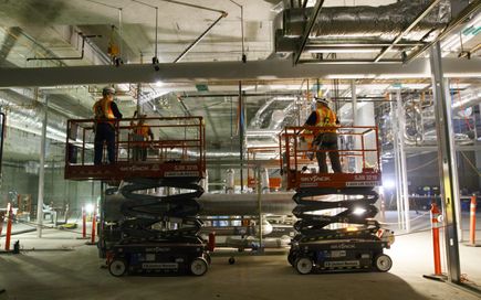 Knight Cancer Research construction
