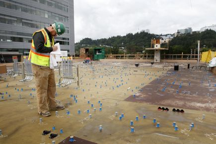Knight Cancer Research construction