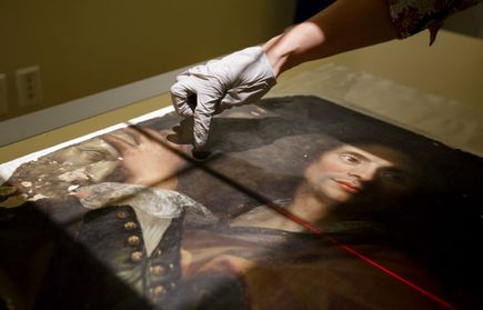 17th century painting X-ray