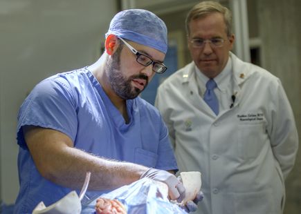 Brain surgery simulator