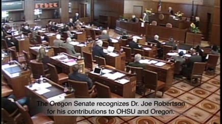 Oregon Legislature honors OHSU President