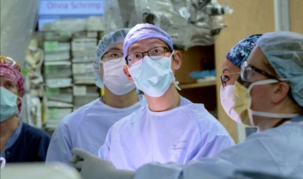 Awake craniotomy with language mapping