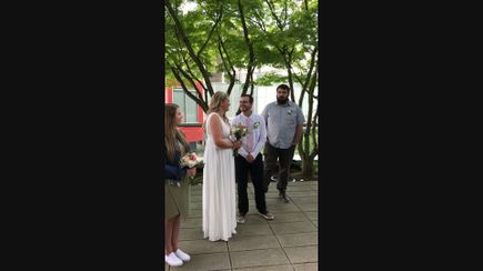 Wedding at OHSU