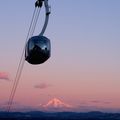 Portland Aerial Tram at sunrise
