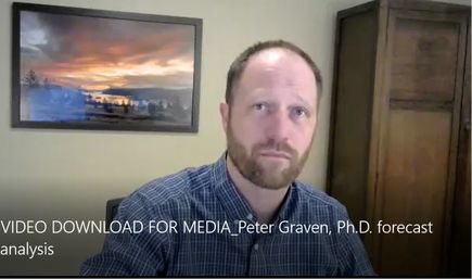 VIDEO DOWNLOAD FOR MEDIA: Peter Graven Ph.D. forecast analysis (OHSU)