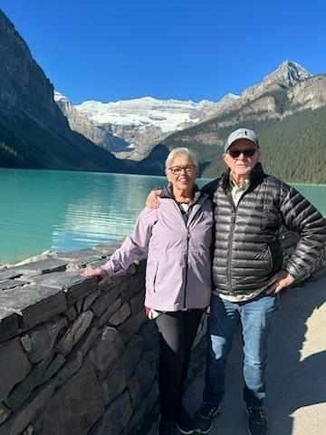 Sharol and Mike Lucey traveling