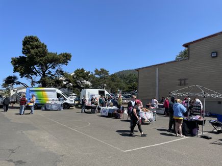 Pride Market en Yachats, Oregón