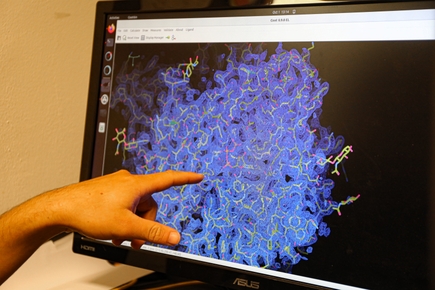 A cryo-EM map in Mansoor Lab