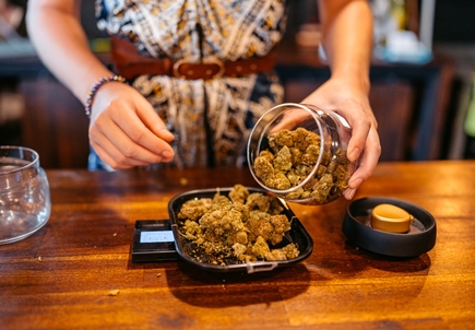Cannabis products with more THC slightly reduce pain, cause more side effects