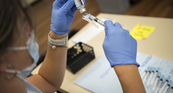 covid vaccine vial