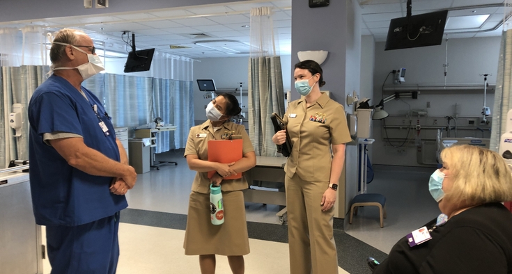 Before deploying to global hot spots, Camp Lejeune nurses receive training in New Hanover’s ICU