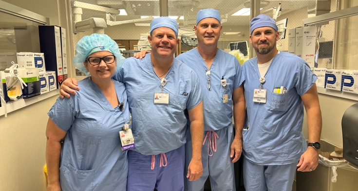 He was a patient in his own operating room