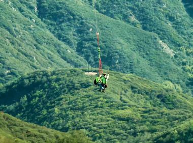 Lineworkers Take Flight to Reduce Wildfire Threats