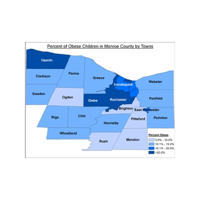 City Child Obesity Rate Almost Twice as Large as Suburban