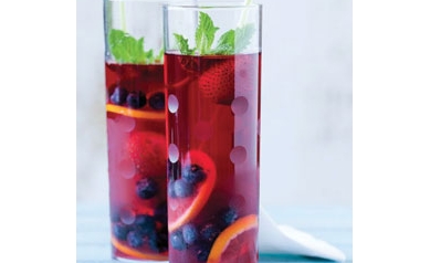 Hibiscus Pomegranate Cooler