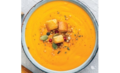 Red Lentil-Pumpkin Squash Soup