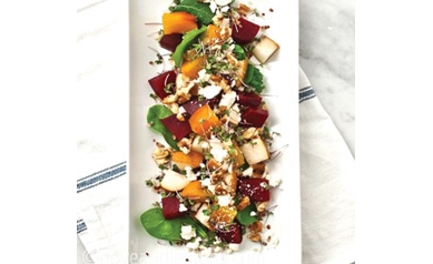 Roasted Beet and Pear Salad