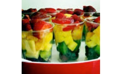 Rainbow Fruit Parfaits
