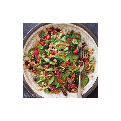 Black Bean and Quinoa Salad with "Mole" Vinaigrette