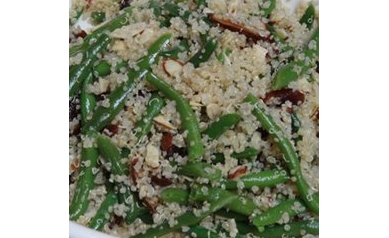 Quinoa Salad with Green Beans and Almonds