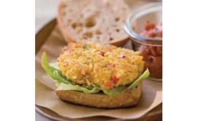 Middle Eastern Chickpea Burgers