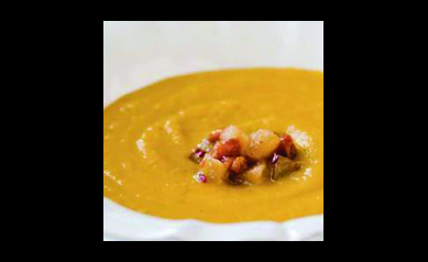 Roasted Cauliflower Curry Soup