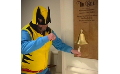 After brain cancer surgery, patient feels superhero connection
