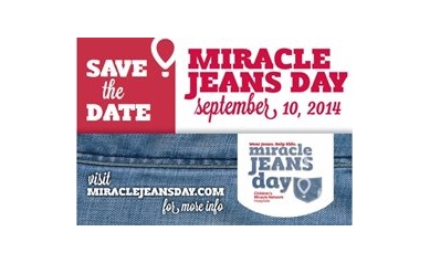 Trade in Work Attire for Jeans on Miracle Jeans Day!
