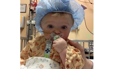 Baby boy begins eating again thanks to help from feeding program