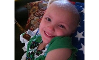 Girl battling cancer finds comfort in unusual friend