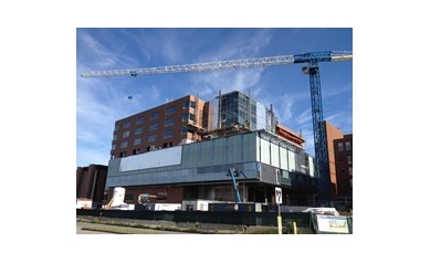 Sun Shines on Construction Site for Summer