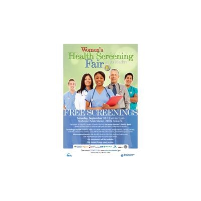 City, URMC Sponsor Women’s Health Screening Fair at Public Market