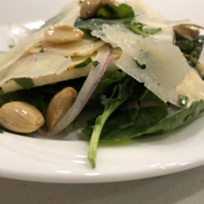 Shaved Celery Root, Fennel & Apple Salad  w/ Manchego and Marcona Almonds