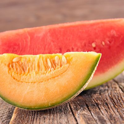 Melon and Spinach Salad