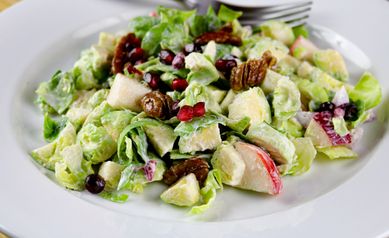Brussels Sprout and Apple Salad